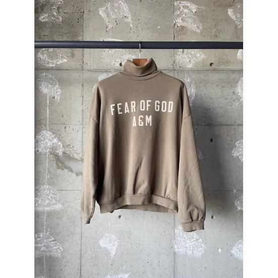 ESSENTIALSڥå󥷥륺 HEAVY FLEECE TURTLE NECK MILITARY (192BT246225F) 