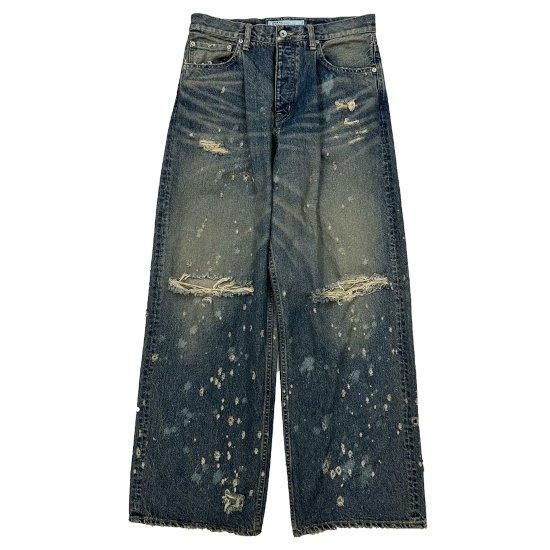 DAIRIKU Super Damage Wide Denim Pants