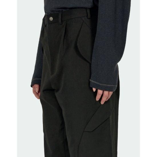 _J.L - A.L_ 【ジェイラル】 Brace Trousers BLACK (JBMW0162FA144)