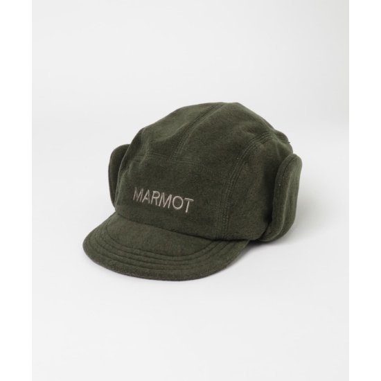 MARMOTڥޡåȡPOLARTECH FLEECE ERA FLAP CAP KHAKI (24FW-G-05)