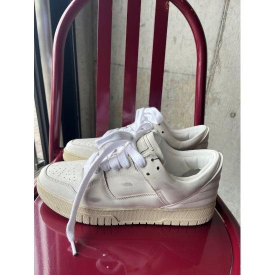 スニーカー 1989 STUDIO SNEAKER (SS2492 BONE) Red Sneakers With Spoiler – 1989 STUDIO