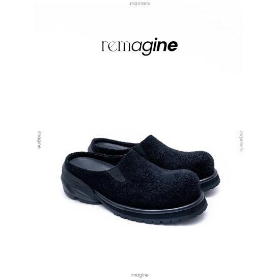 Remagine|リマジン “WARM UP” CASUAL SHOES BLACK (RIRE24SS2-02)