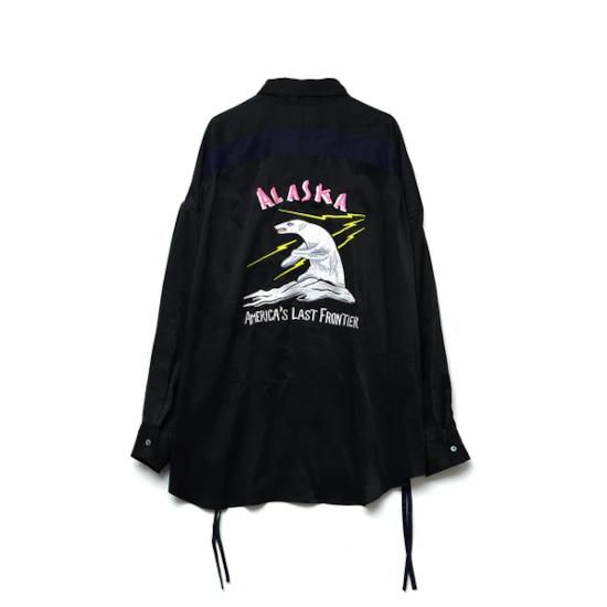 トップス facetasm SKA SHIRT BLACK (KR-SH-U02) FACETASM|ファセッタズム SKA SHIRT BLACK (KR-SH-U02)