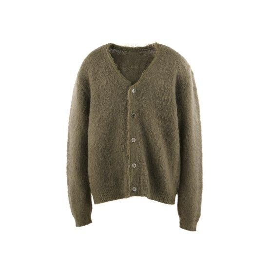 SAINT Mxxxxxx 【セント マイケル】 MOHAIR CARDIGAN KHAKI (SM