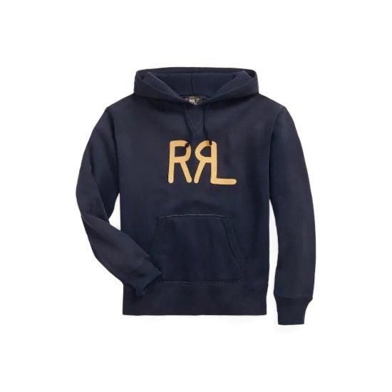 RRL|ダブルアールエル RRL Ranch Logo Hoodie NAVY RRL|ダブルアールエル RRL Ranch Logo Hoodie NAVY