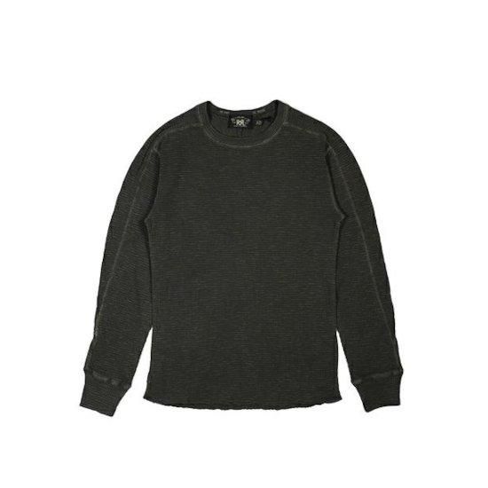 RRL|֥륢륨 Textured Crewneck  BLACK (KNI16820013)