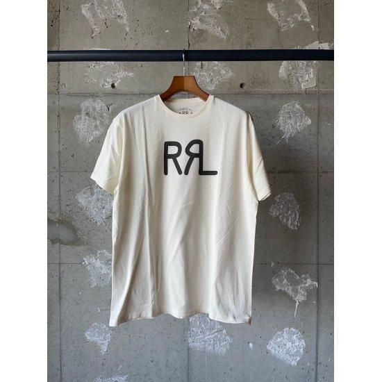RRL|֥륢륨  SS LOGO TEE SHORT SLEEVE SHIRT COTTON JERSEY  WHITE (MNRRTSH1N820124)