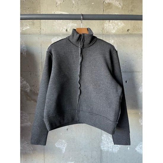 CAMIEL FORTGENS|ߥեȥإ  ZIP UP KNIT  GREY (CF.18.03.03.01)<img class='new_mark_img2' src='https://img.shop-pro.jp/img/new/icons1.gif' style='border:none;display:inline;margin:0px;padding:0px;width:auto;' />