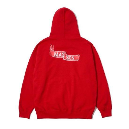 masses　パーカー MASSES - 【ラスト1点-サイズM】 × PORKCHOP / SWEAT HOODED FLING