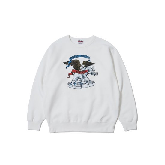 MASSESڥޥSWEAT CREW POLABEAR P  WHITE (1249019023)(1249019024) 