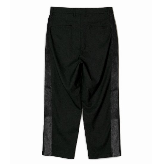 BUENA VISTA|֥ʥӥ SIDE LINE TUCK SLACKS  BLACK  (BV-PT2400130) 