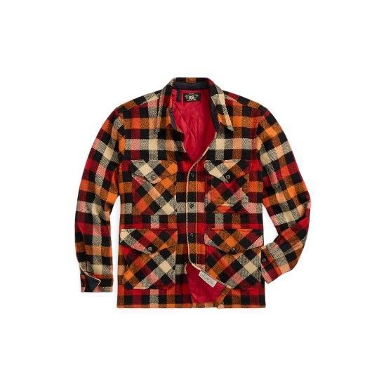 RRL|ダブルアールエル チェックド ウール オーバーシャツ MULTI RRL|ダブルアールエル チェックド ウール オーバーシャツ MULTI