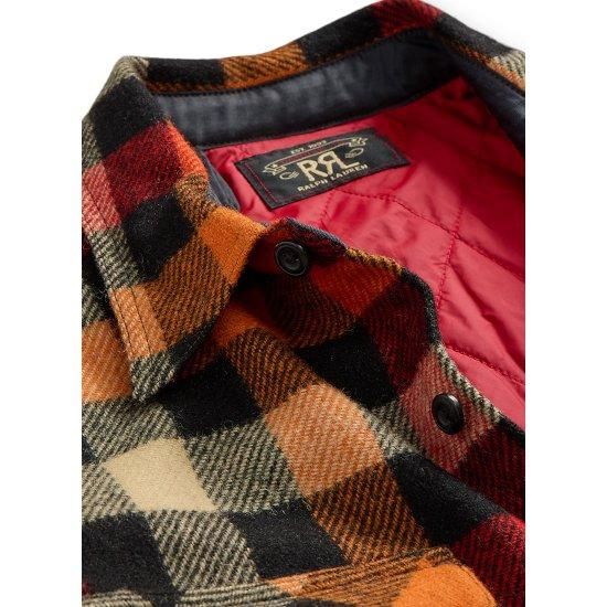RRL|ダブルアールエル チェックド ウール オーバーシャツ MULTI RRL|ダブルアールエル チェックド ウール オーバーシャツ MULTI