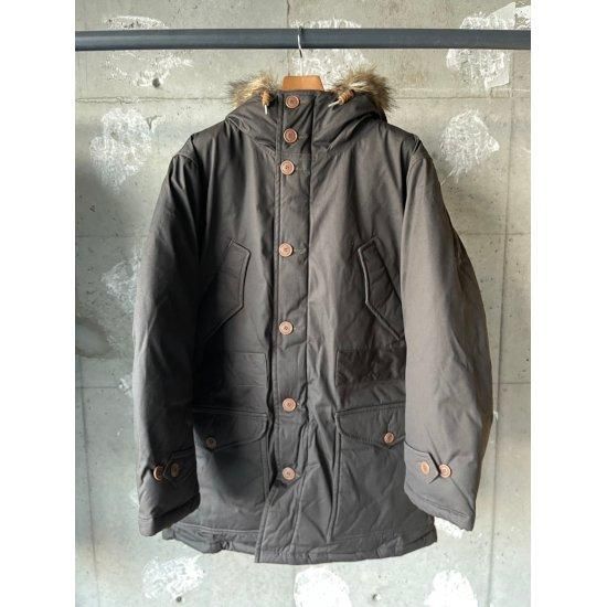 RRL|֥륢륨 WASHNGTN PRK-LINED-COAT COTTON OIL CLOTH  BLACK (MNRROTW12820123) 