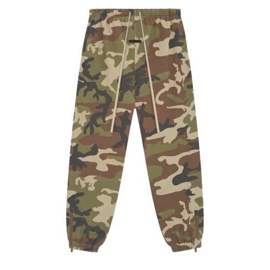 ESSENTIALS|å󥷥륺  MILITARY NYLON TRACKPANT  WOODLAND CAMO (130BT244558F) 