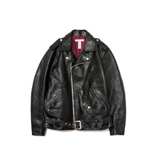 多様な 【マシス】LEATHER MASSES JKT (1242054013 BLACK W VINTAGE ジャケット・アウター