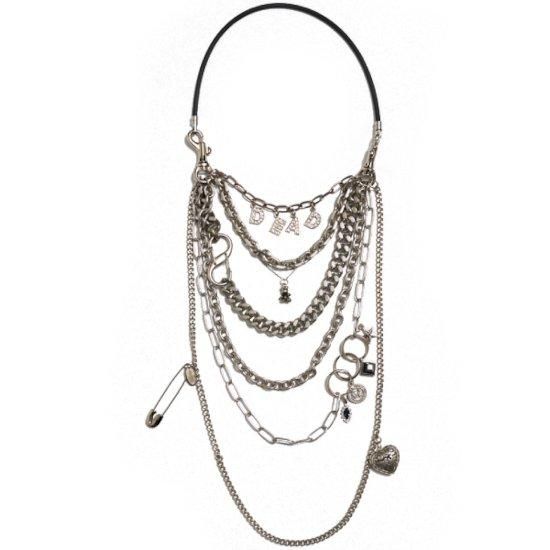 doublet|֥åȡߥȥå MAGNETIC DEAD NECKLACE SILVER (24AW80AC25)