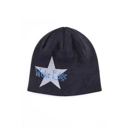WOKE EDGE|ウォークエッジ Star Logo Beanie (2421-15950-0110007)