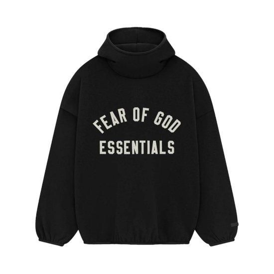 ESSENTIALS|å󥷥륺  BRUSHED YARN HOODIE BLACK (202HO246410F)