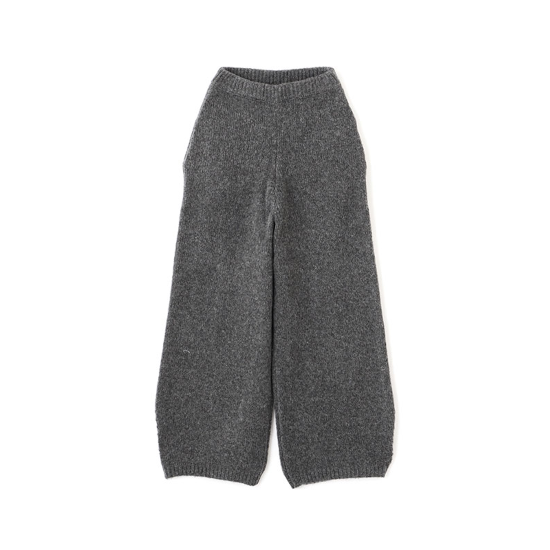 ETRE【エトレ】コクーンシルエットニットパンツ GREY (1224620025-0)