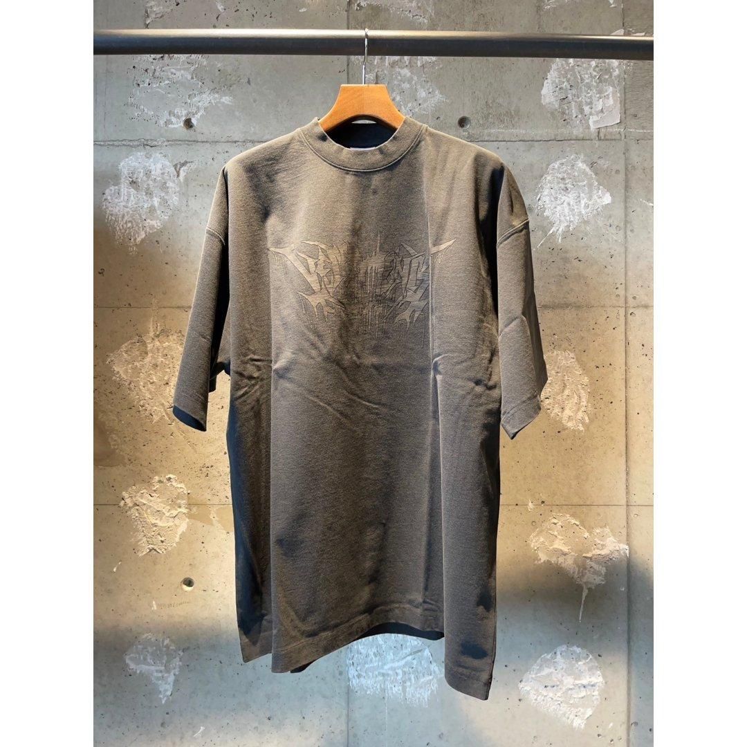VETEMENTS|ȥ DRIP METAL OVERSIZED T-SHIRT  BLACK (UA66TR660B) 