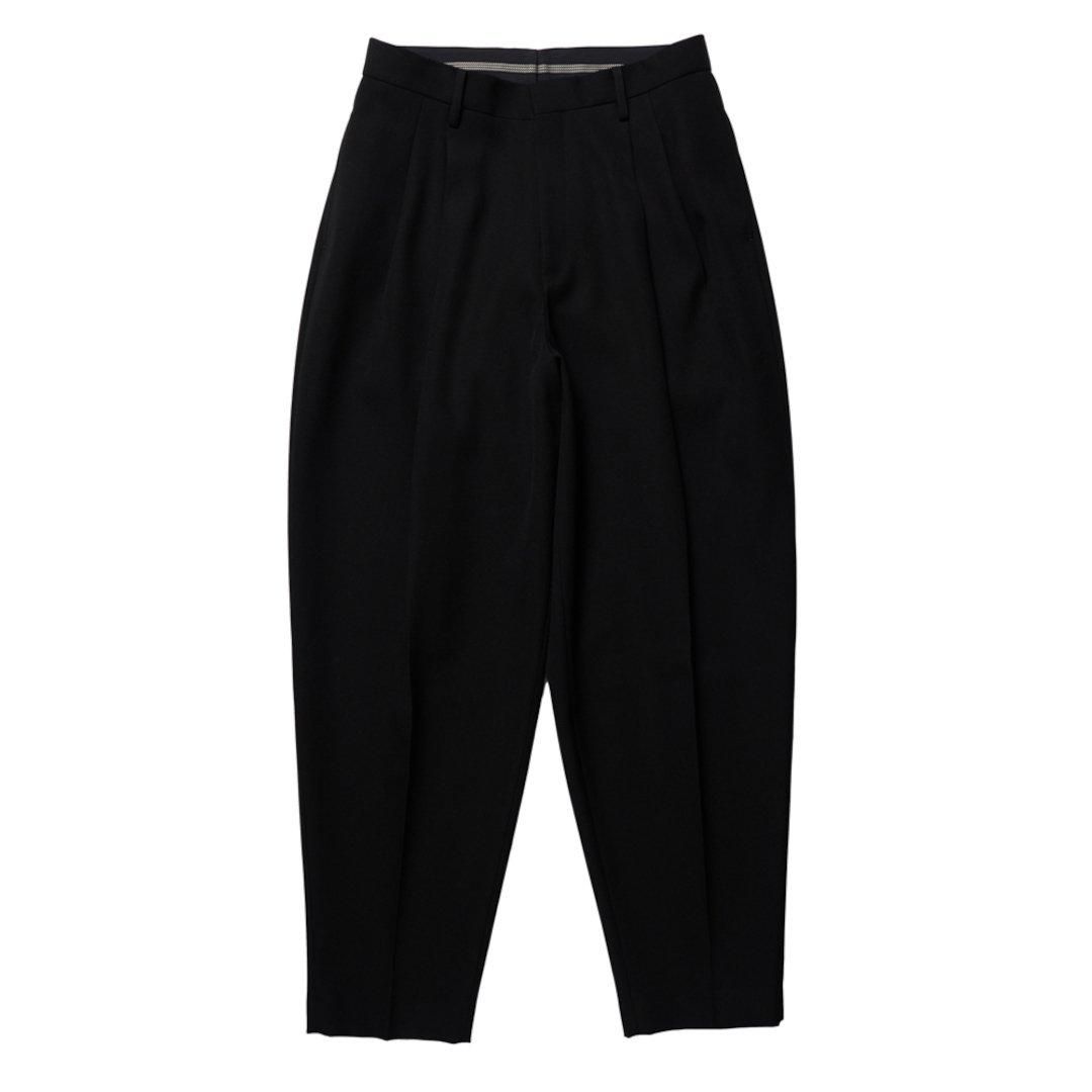 doublet|ダブレット “BONTAN” TAILORED TROUSERS BLACK(25SS01PT291)
