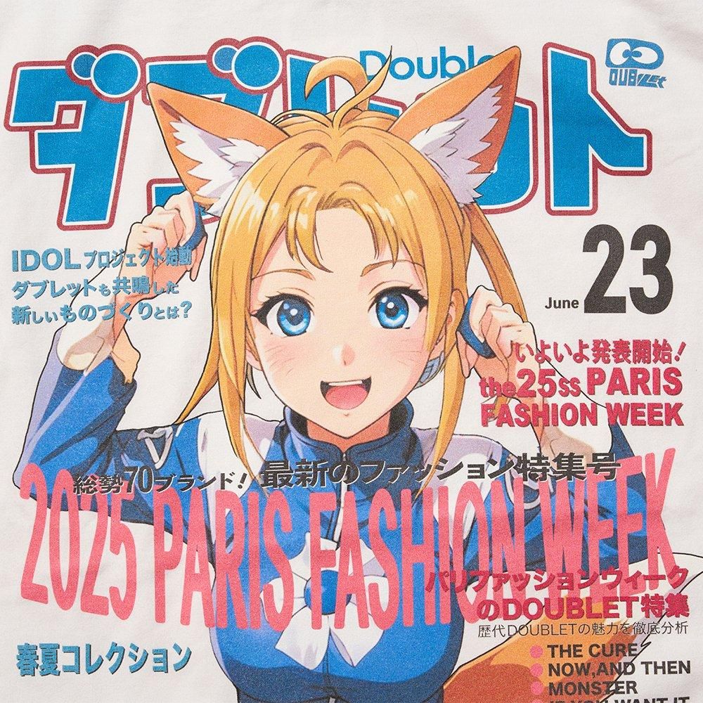 doublet|ダブレット ANIME PRINT T-SHIRT FOX (25SS33CS370) doublet|ダブレット ANIME PRINT T-SHIRT FOX (25SS33CS370)