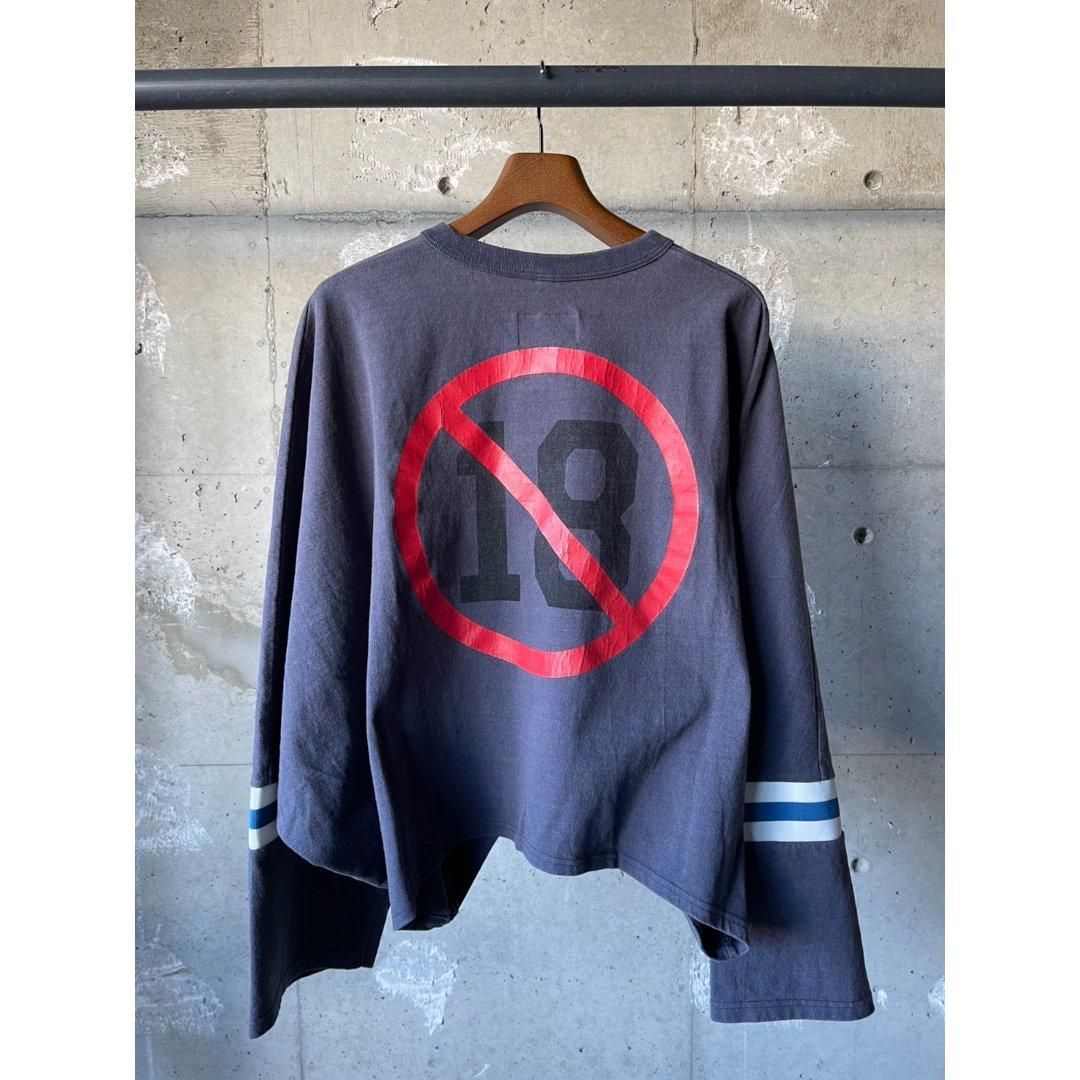 doublet|ダブレット “ONLY FANS” T-SHIRT BLUE (25SS40CS378)