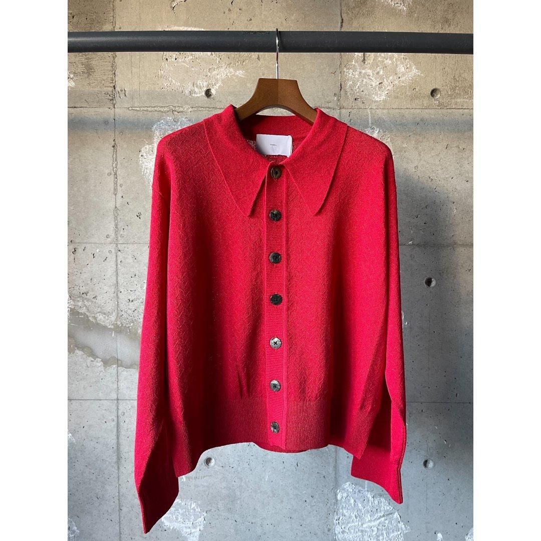 SUGARHILL【シュガーヒル】 GIMA BOUCLE KNIT SWEATER RED SUGARHILL【シュガーヒル】 GIMA BOUCLE KNIT SWEATER RED