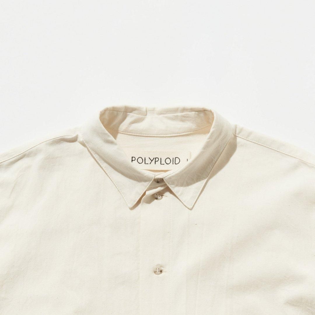 POLYPLOID|ポリプロイド SHIRT JACKET A OFF WHITE (A-5-001-000)