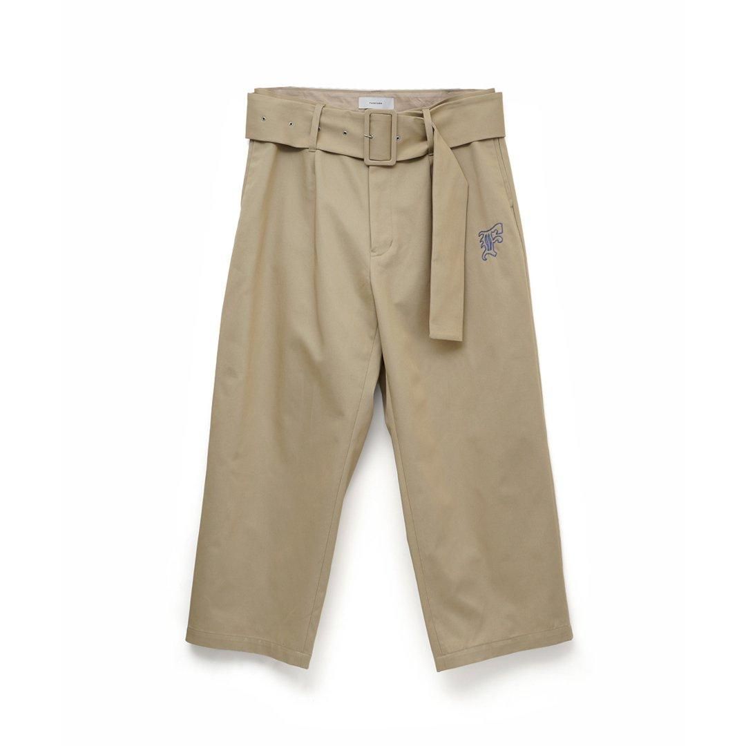 FACETASM ڥեå  BELTED	BIG	HEART PANTS BEIGE(NAT-PT-U03)
