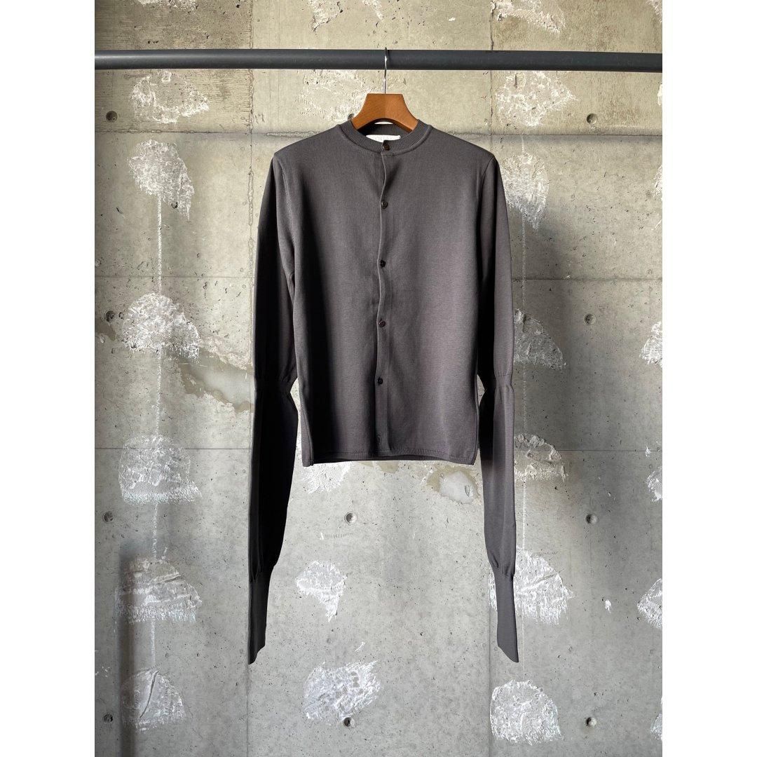 OUAT 【オーユーエーティー】 OFFICE CREWNECK CARDIGAN STEEL