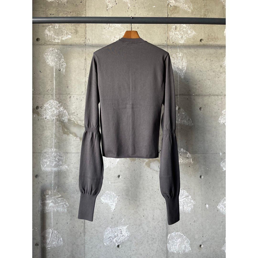 OUAT 【オーユーエーティー】 OFFICE CREWNECK CARDIGAN STEEL