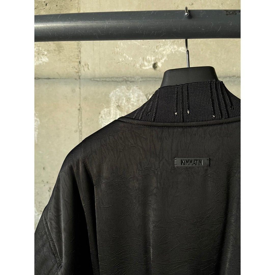 ジャケット・アウター Matin kim PADDED BOMBER JUMPER IN BLACK Matin kim PADDED BOMBER JUMPER IN BLACK（MATIN KIM LOGO