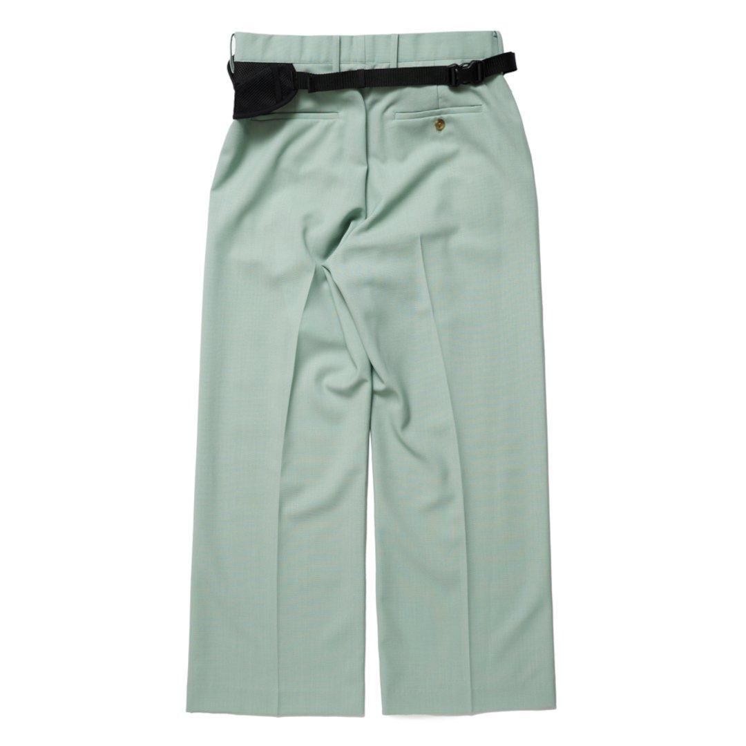 doublet|ダブレット TAILORED TROUSERS WITH WAIST POUCH LIME