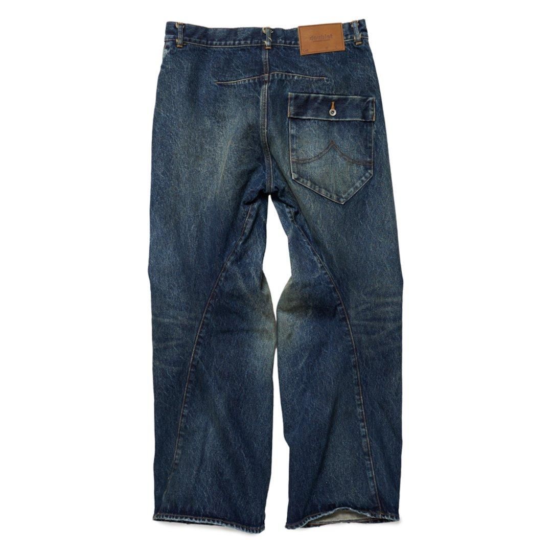 25SS ダブレット USED FINISH DENIM PANTS S doublet|ダブレット USED FINISH DENIM PANTS INDIGO (25SS12PT300)