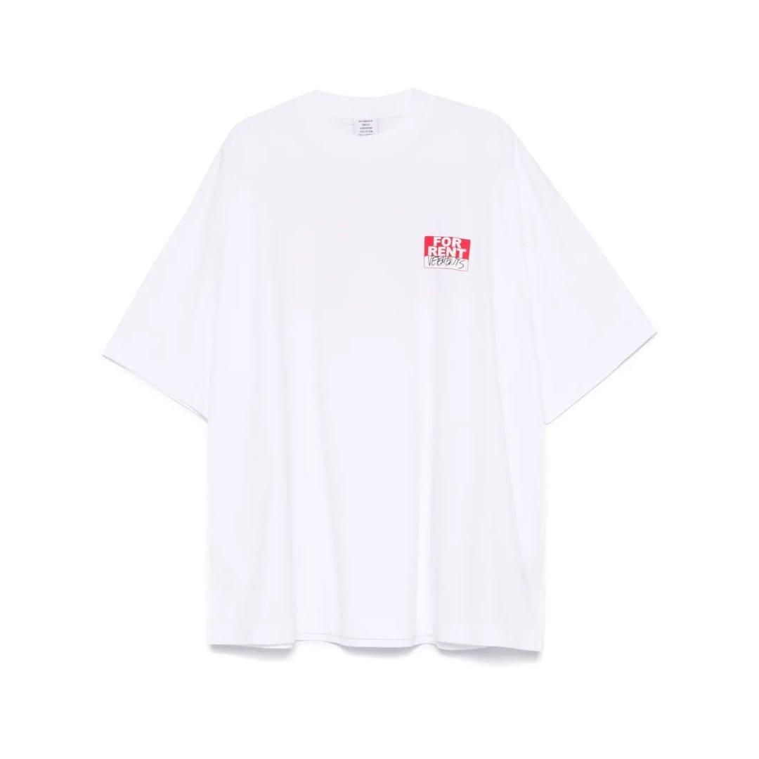 VETEMENTS|ȥ For Rent T-Shirt WHITE (UA66TR745W) 
