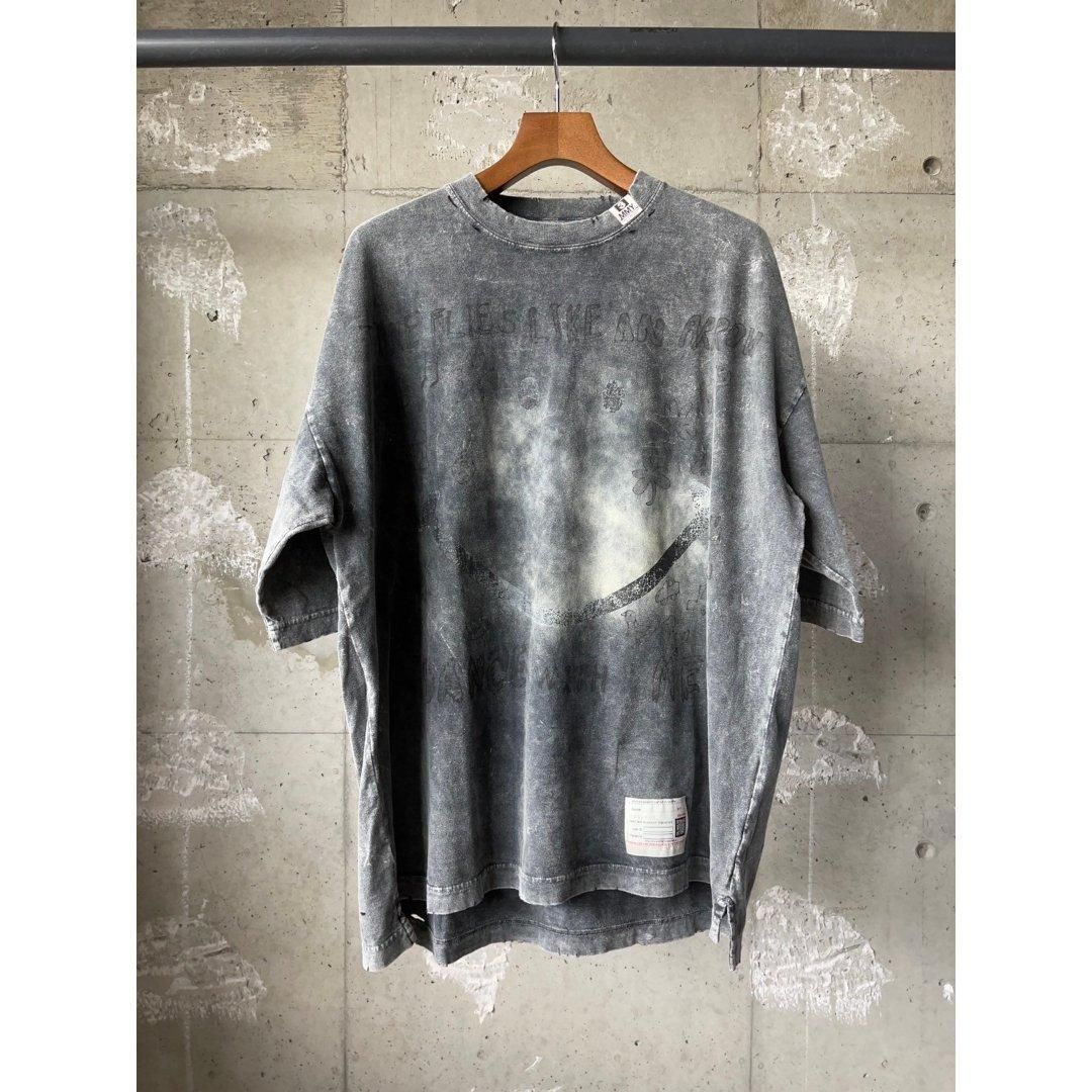 Maison MIHARA YASUHIRO|᥾ߥϥ䥹ҥ  BLEACHED TEE BLACK (A14TS622)
