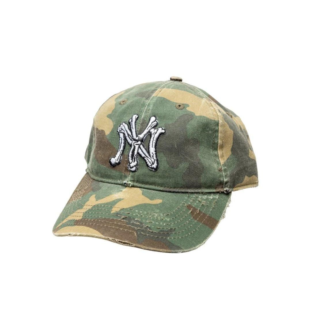 BASICKS|١å Basicks x F.M.C.D / Born New York Vintage Washed Camo Cap (FOS-1201)