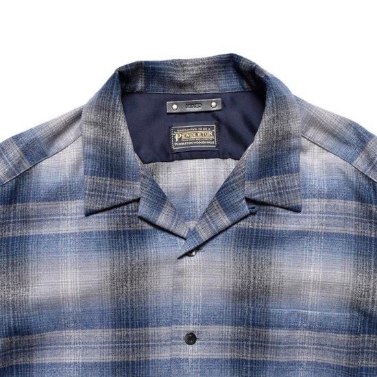 MINEDENIM 【マインデニム】 PENDLETON W.Plaid Open Collar SH/BPT