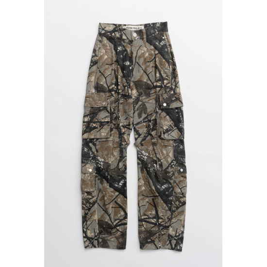 【SEAL限定商品】 PRANK PROJECT 【プランクプロジェクト】Camo Barrel Leg Cargo パンツ