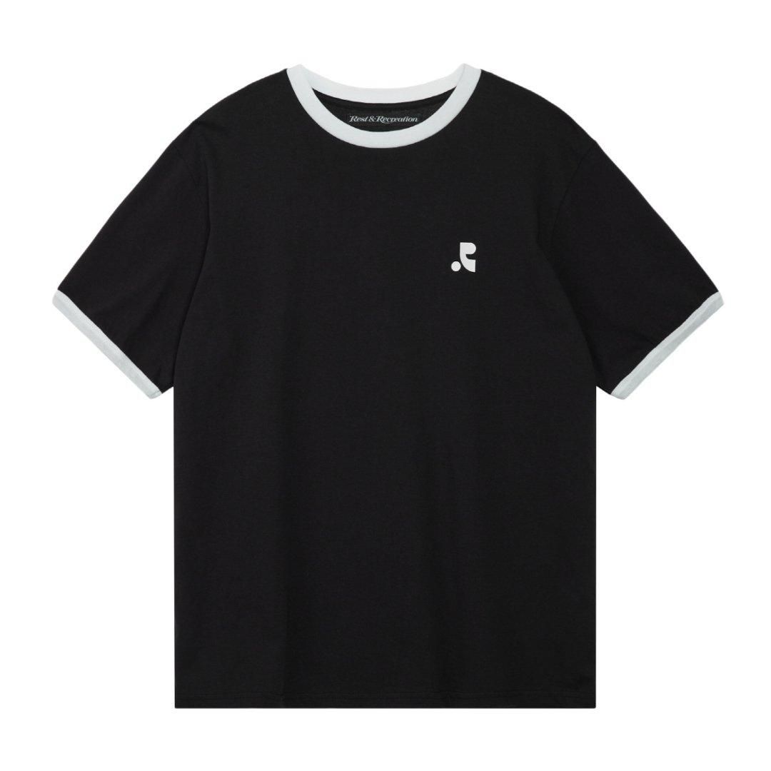 Rest&Recreation 쥹&쥯ꥨ LOGO RINGER T-SHIRT - BLACK (RR242TP013)
