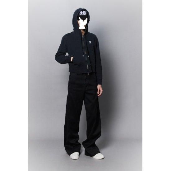 MASU 【エムエーエスユー】 MASU BOYS ZIP-UP HOODIE BLACK