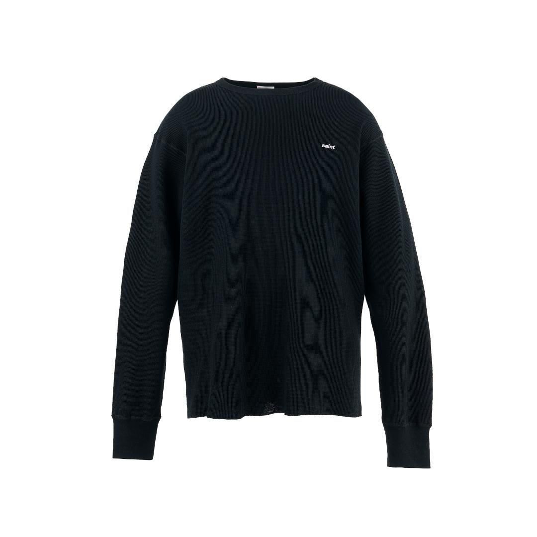 SAINT Mxxxxxx 【セント マイケル】 LS/ THERMAL TEE/BLACK (SM SAINT Mxxxxxx 【セント マイケル】 LS/ THERMAL TEE/BLACK (SM