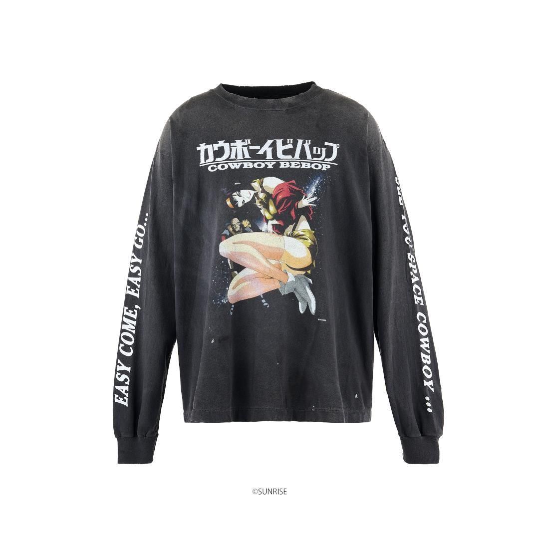 SAINT Mxxxxxx セントマイケル　カウボーイビバップ　ロンT SAINT Mxxxxxx 【セント マイケル】 CB_LS TEE/COWBOY BEBOP/BLACK (SM