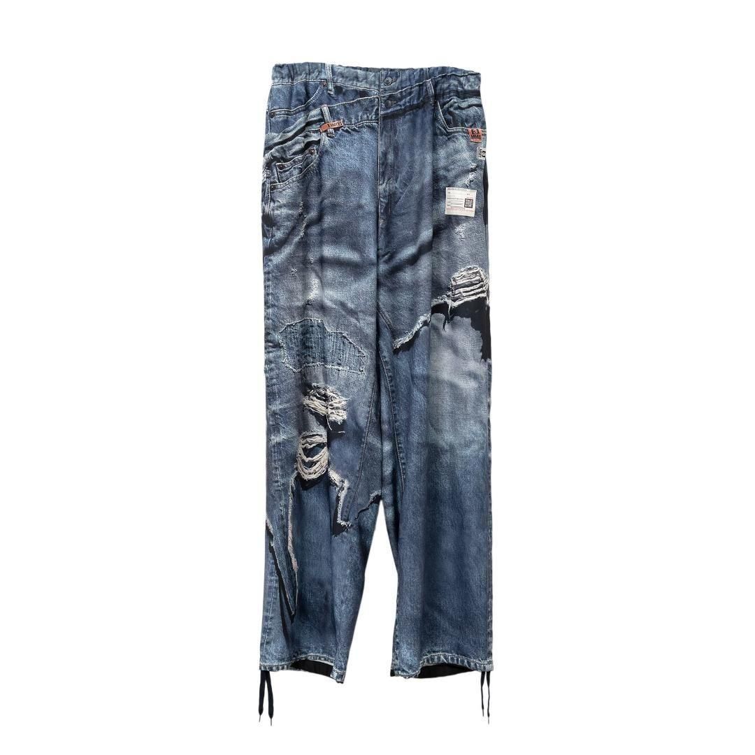 【MIHARA YASUHIRO】TROMPE-L'OEIL コラボ デニム 送料込 Maison MIHARA YASUHIRO(メゾンミハラヤスヒロ) × T.A.T.A