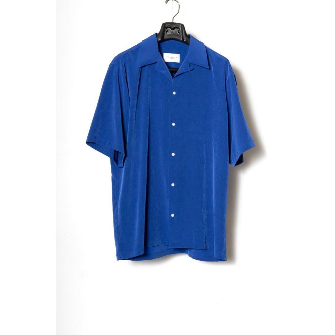RAINMAKER ڥ쥤᡼ OPEN COLLAR S/S SHIRT / BLUE (RM251-024)
