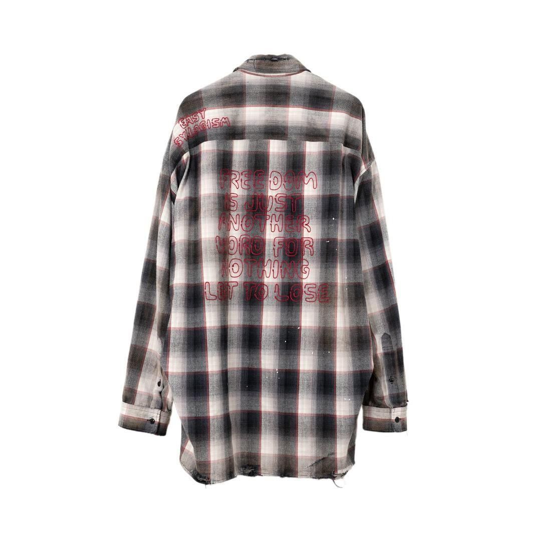 ミハラヤスヒロ　ヴィンテージ加工シャツ Maison MIHARA YASUHIRO|ミハラヤスヒロ Vintage Like Check