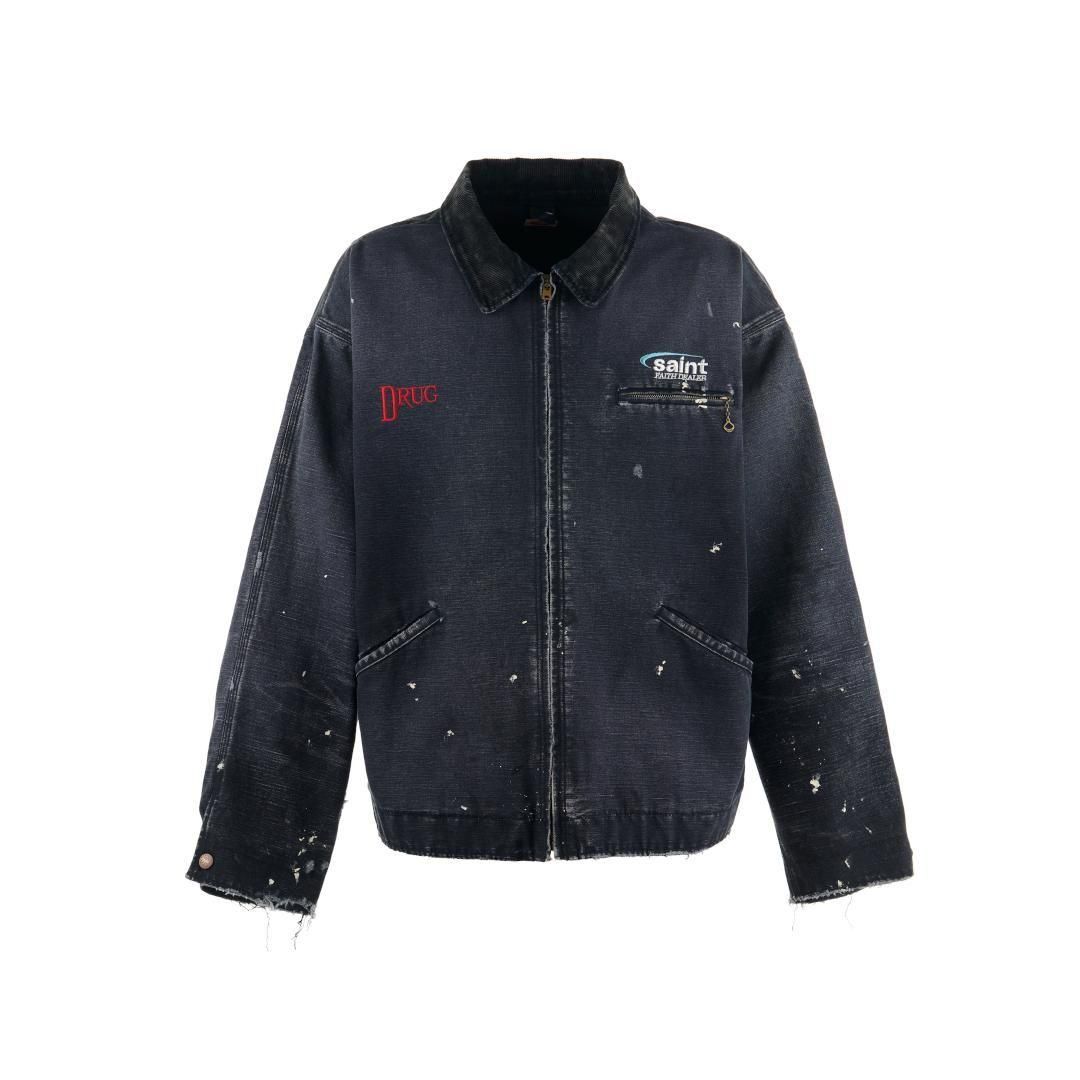 SAINT Mxxxxxx 【セント マイケル】 DETROIT JACKET/DRUG/BLACK SAINT Mxxxxxx 【セント マイケル】 DETROIT JACKET/DRUG/BLACK