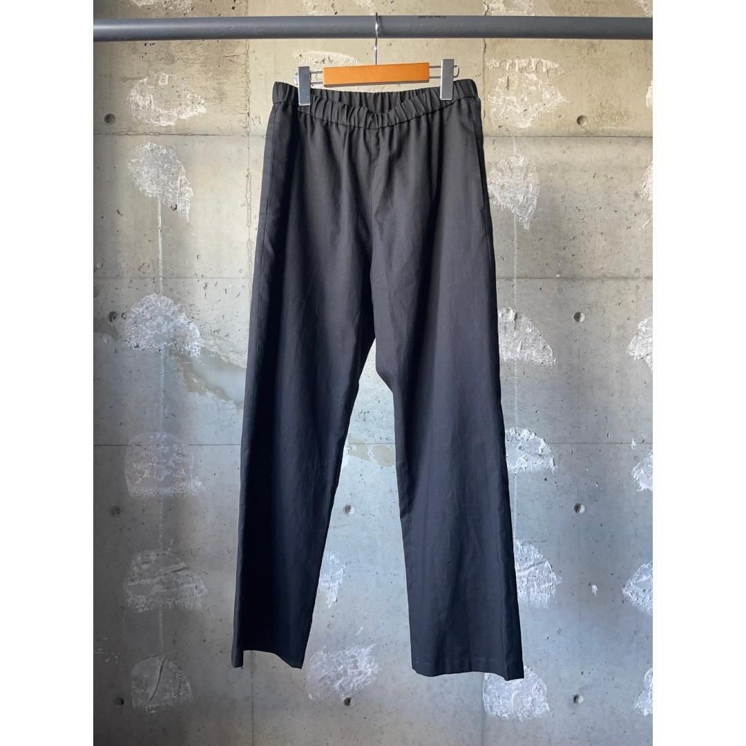 UNDECORATED (ǥ쥤ƥå) LINEN COTTON PANTS BLACK (UDS25406)